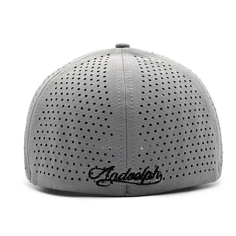 Big Hat Back Closed 5cm Short Brim Baseball Cap for Men Mesh Fitted Caps Stretchy Fl Closed Caps Wen 56-60cm 61-65cm X250704