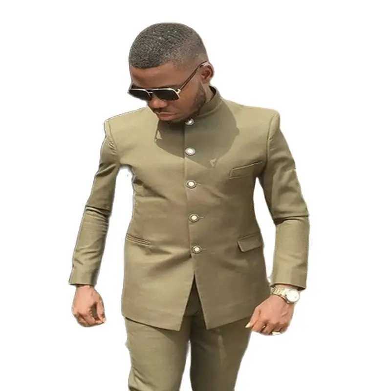 EleGant Blue Groom Tuxedos 1 Piece Custom Made Man Suit Groom Wedding Mens Blazer Terno Masculino(Jacket) X250704