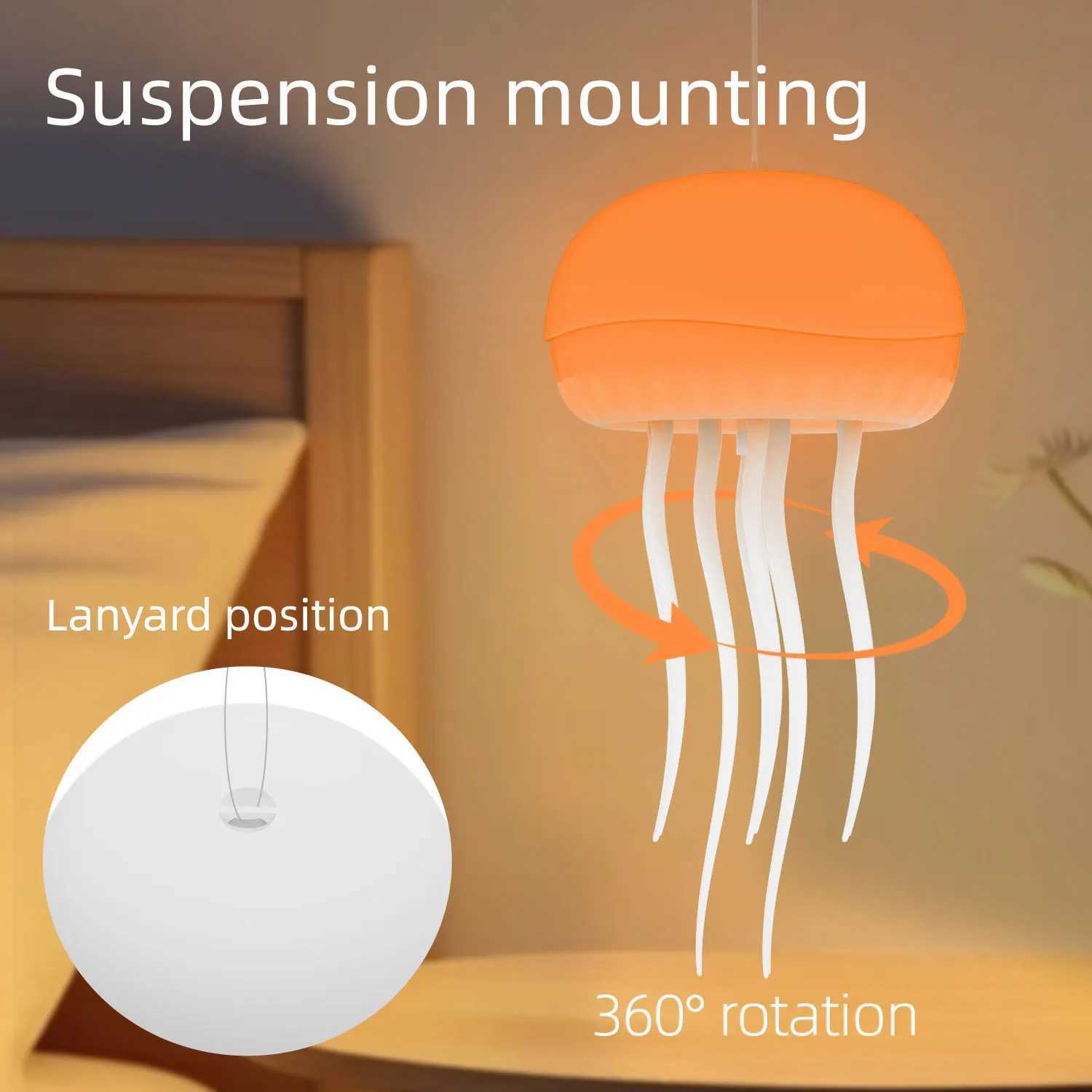 4 Modes 7 Colors Gradient Table Atmosphere Night Light with Dancing Legs for BedroomXJ250703