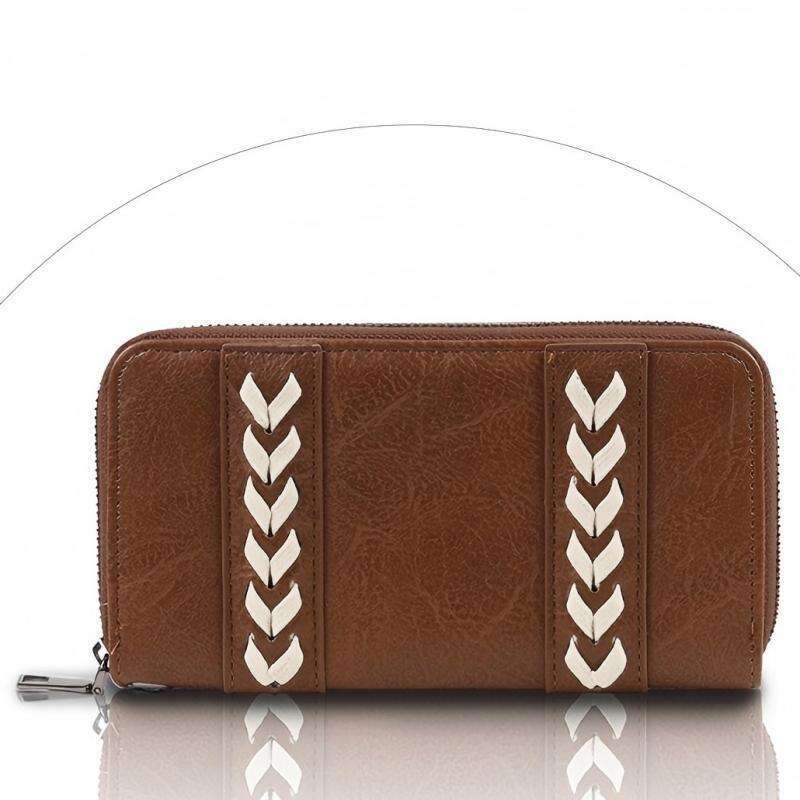 Crossbody Women's Woven Wallet PU Shoulder Bag Commuting High-end Feel Large Capacity