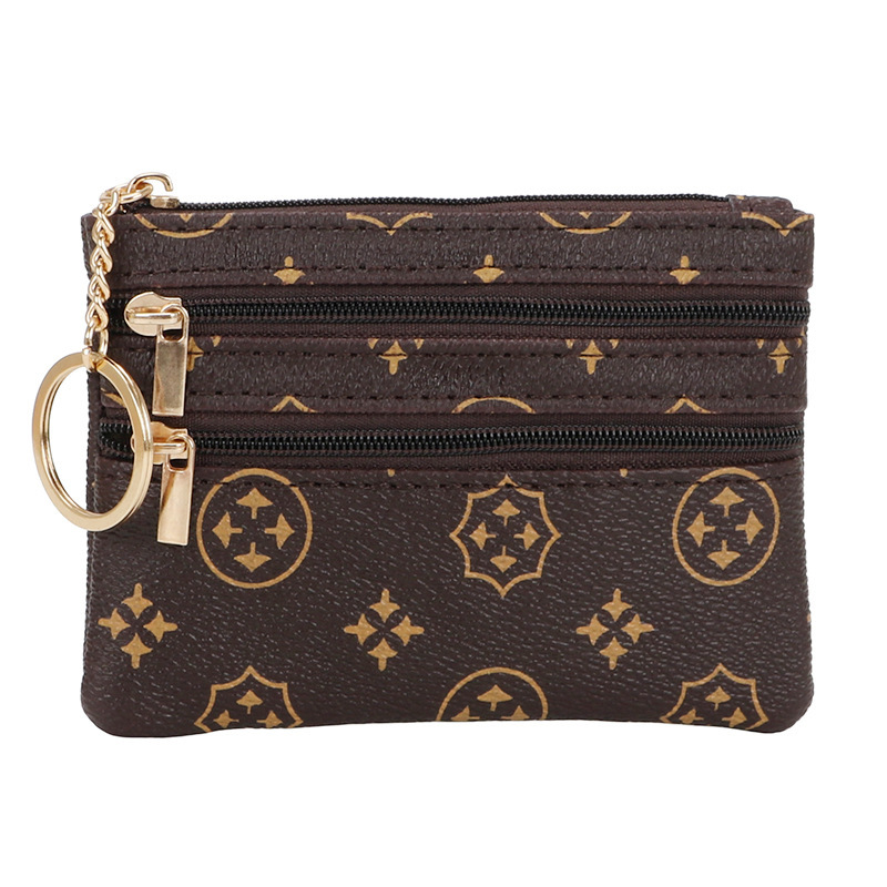 wallet designer woman high quality Women's Mini Zipper Coin Purse Key Holder Compact Wallet Small Change Pouch Fashion Simple Design Free Shippin