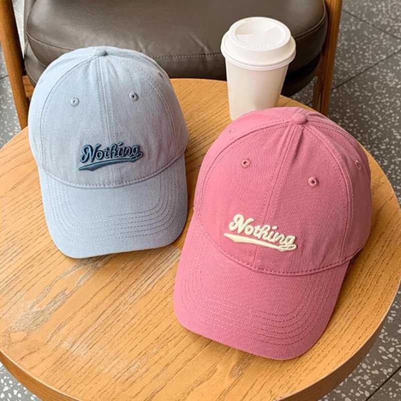 RICYGVM Letter Embroidery Baseball Hat For Wen Men Fashion Duck Tongue Cap Outdoor Sunshade Peaked Caps Solid Color Visors X250704