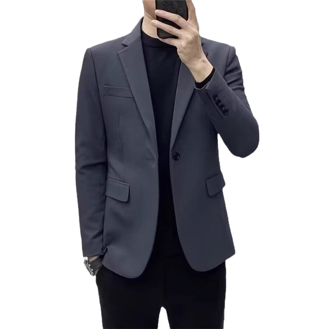 H776Men's suits spring and autumn thin style non-iron slim suit business casual jacket