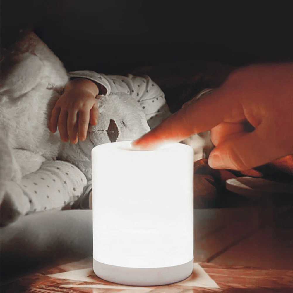 LED Table Lamp USB Rechargeable for Living Room Bedside Remote Control Touch Dimmable Eye Protection Study Night Light XJ250703