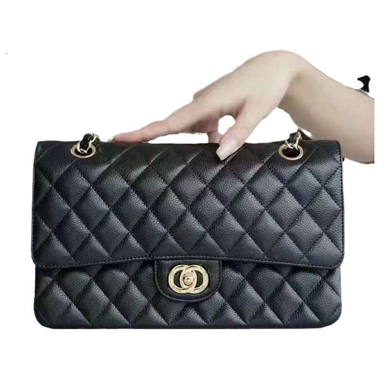 New Cowhide Quilted Chain Xiaoxiangjia Sheepskin CF2.55 Single Shoulder Crossbody Women's Bag with Original Tag