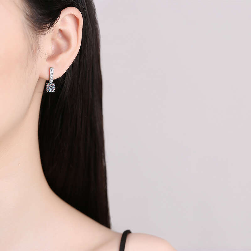S925ame S925tyle S925 Pure S925ier for Women 1 caratS925 MoiS925S925anite EarringS925 490