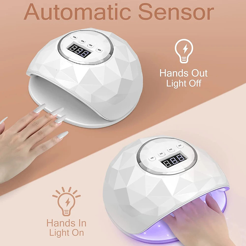 UV LED Lamp For Nails Drying Manicure Lamp With Memory Function LCD Display Professional LED Nail Lamp For Nail Art Salon Tools 250627