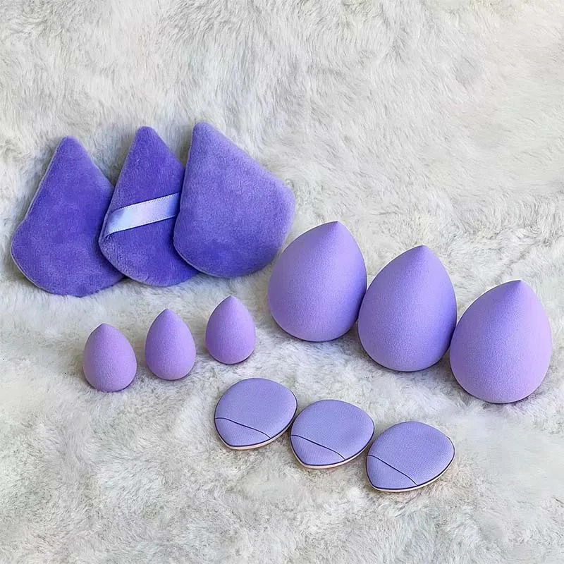 12pcs Soft Cosmetic Puff Foundation Sponges Powder Puff Makeup Sponge Blender Beauty Egg Women Make Up Accessories Beauty Tools 250625