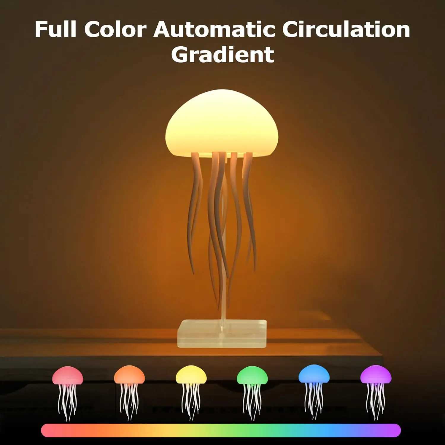 4 Modes 7 Colors Gradient Table Atmosphere Night Light with Dancing Legs for BedroomXJ250703