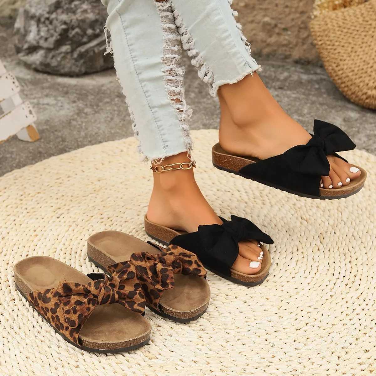 New Leopard Sandals Torridity Sexy Fashion Women Slippers Open Toe Casual Shoes Ladies Summer Shoes Outdoor Beach Flops Female W250704