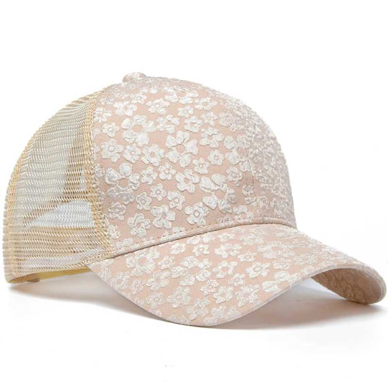CNTANG 2024 New Print Mesh Caps Fashion Wen Baseball Cap Summer Outdoor Casual Sun Hat For Fem Hip Hop Girls Snapback X250704
