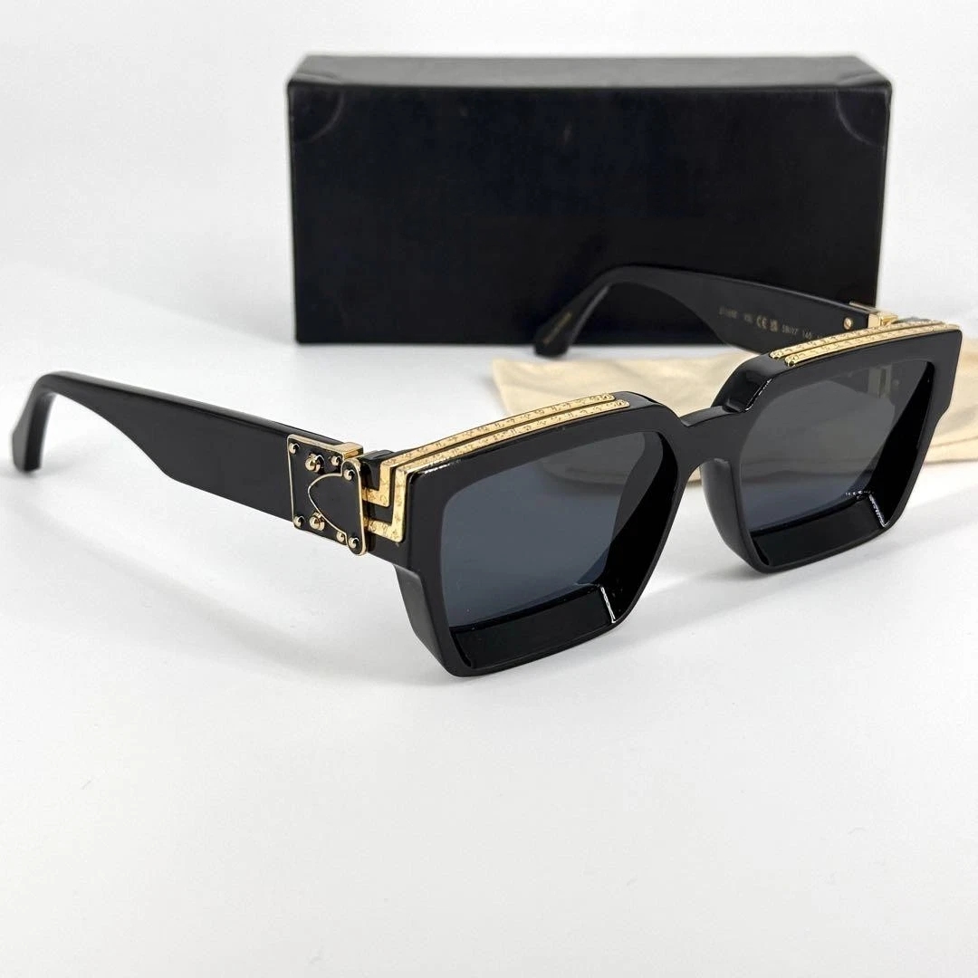 Millionaire 1.1 Sunglasses Black Gold Sunglasses Designer Sunglass yeglass Luxury Women Men Glasses Sun glass UV400 lens Unisex sun glasses