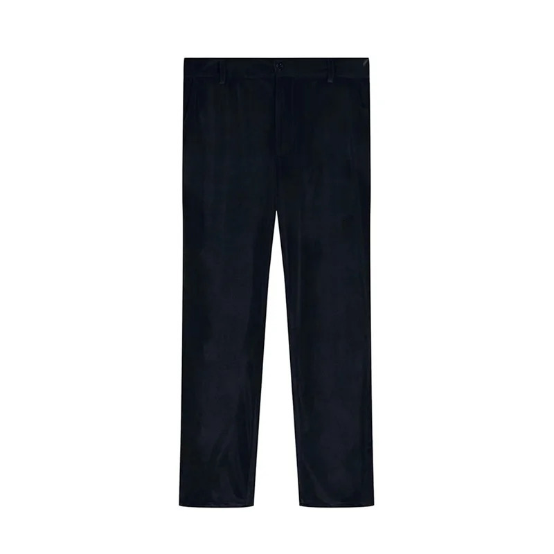 Men s Stylish Fit Corduroy Trousers Mid Rise Solid Color Casual Tapered Pants Long Straight Leg Pants 250704