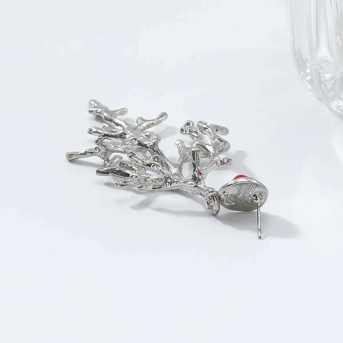 Fashion Metal Tree Branch Geometric Dangle Earrings ZAA New Womens Fashion Trend Daily Jewelry Accessories Y250704