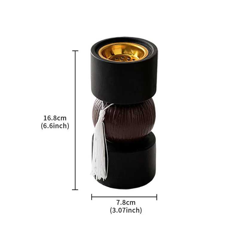 Simple Modern Resin Tassel Dumbbell Aromatherapy Stove Indoor Living Room Desktop Decoration Ornament W250704
