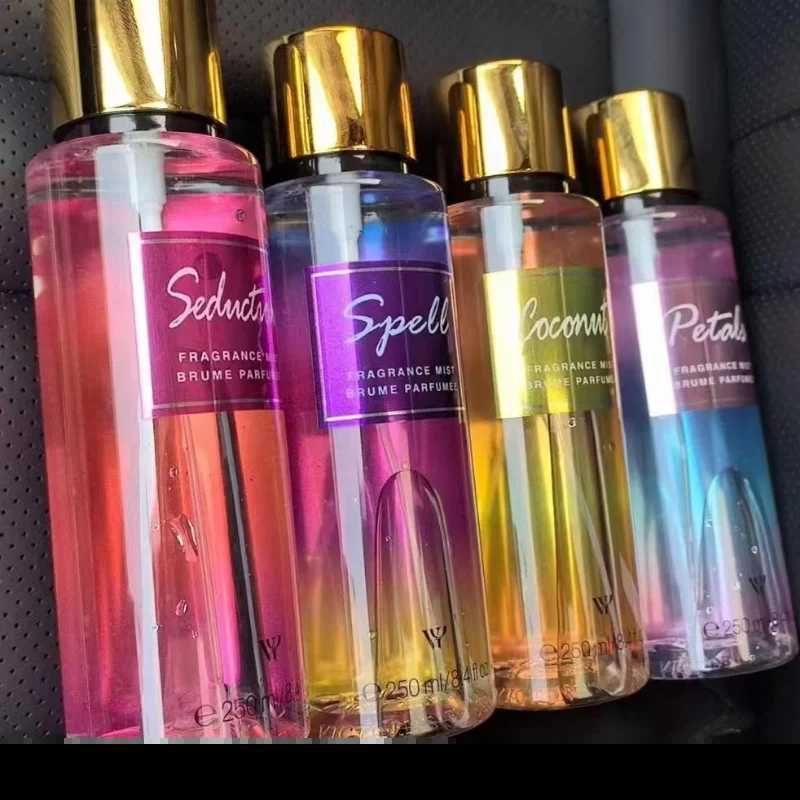 250ml Womens Secret Vanilla Perfume Lasting Fresh Mist Scent Deodorant Spray Natural Air Fruity Floral Crushed Plant Fragrance XJ250704