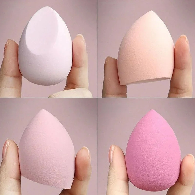 4Pcs Makeup Sponge Professional Cosmetic Puff for Foundation Beauty Make Up Blender Powder Wet and Dry Combined Accessories Tool 250625