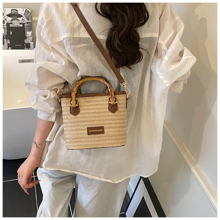 Designer Bag Luxury Bag Boho Handwoven Straw Female Summer New Crossbody Shoulder Bag Seaside Holiday Beach
