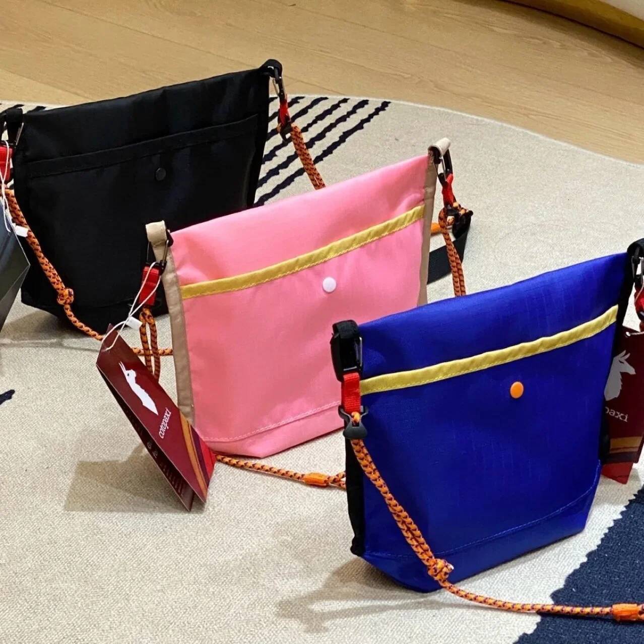 Cotopaxi alpaca Lista2L niche contrasting color umbrella rope outdoor crossbody unisex men's and women's grooming bag high-quality