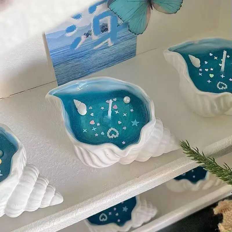 Ocean Wind Conch Aroma Candle Atmosphere Creative Fragrance Shell Sea Star Candle W250704