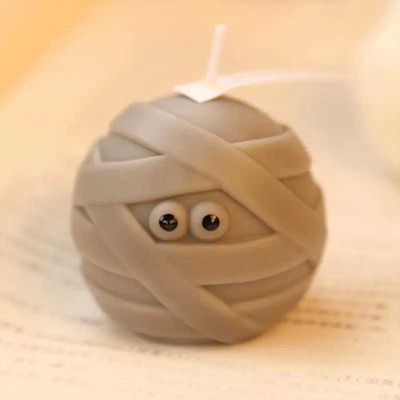 10pcs Halloween Decor Candles Fun Face Spooky Burning Candle Halloween Shaped Fun and Cute Candle Spooky Goth Candles W250704