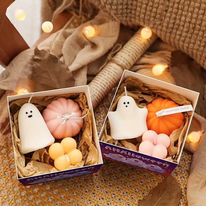 Halloween Aromatherapy Candles Halloween Party Decoration Candle Cartoon Shape Scented Candles Women Aromatherapy Kitchen Table W250704