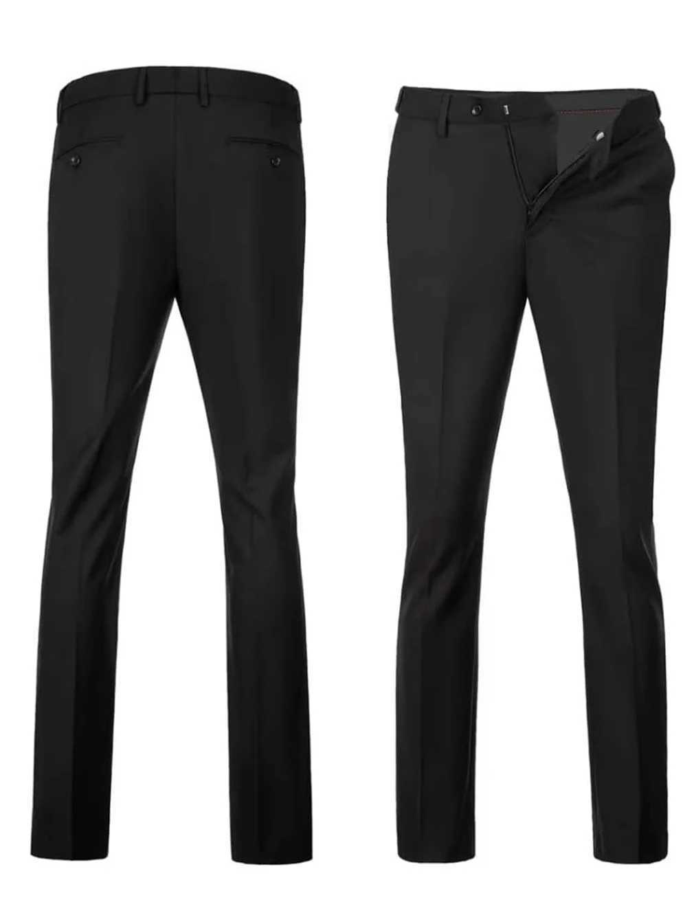 Fashion mens suit 3 piece set mens Jacket pants vest Black Grey Business mens suit wedding suit X250704