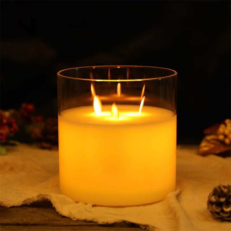 LED Candle Fake Flashing Tea Light Outdoor Garden Lamp Battery-powered Romantic Wedding Banquet Decoration Home Decoration W250704