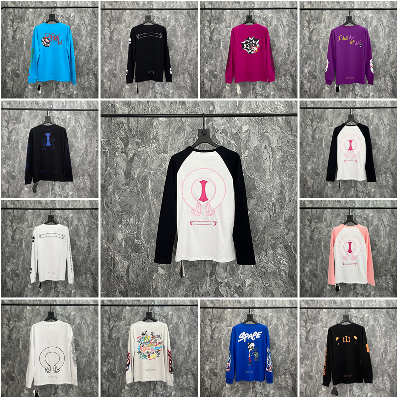 chrome designer hoodie men women stylish long sleeve men sweatshirt fashion streetwear y2k sweatshirt casual sweatshirts vintage cross graphic hoodie s--xl