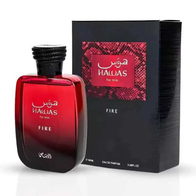 100ML Original Arabian Perfume Hawas Men Cologne High Quality Mens Body Spray Long-lasting Fragrance Elegant Refreshing Luxury Gifts XJ250704