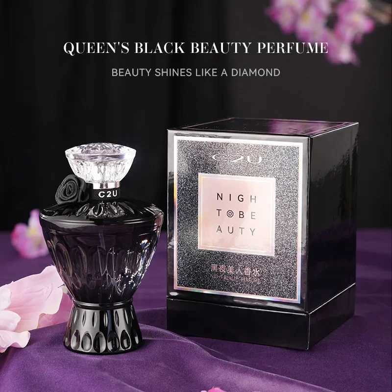 France Delivers European Free C2u Perfume Black Beauty Oriental Fragrance High-grade Fragrance Long Stay Fragrance. Women Perfume XJ250704