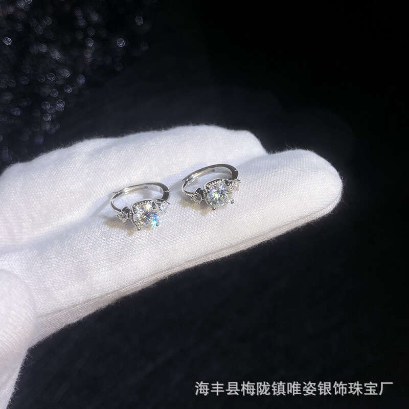 Live Hot S925ale S925 S925terling S925ier Ear Jewelry JapaneS925e and Korean MinimaliS925t Niche DeS925ign MoiS925S925anite EarringS925 0cb