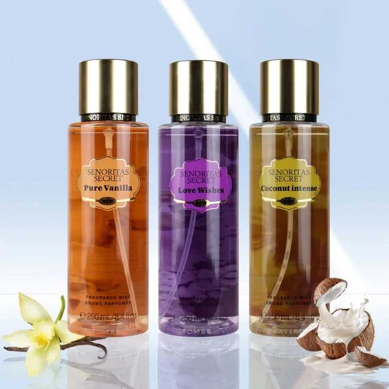 Original Perfume Vanilla Flower Fruit 250ml Fragrance Mist Scent Light Long Lasting Fragrance Womens Perfume Charming Gift XJ250704
