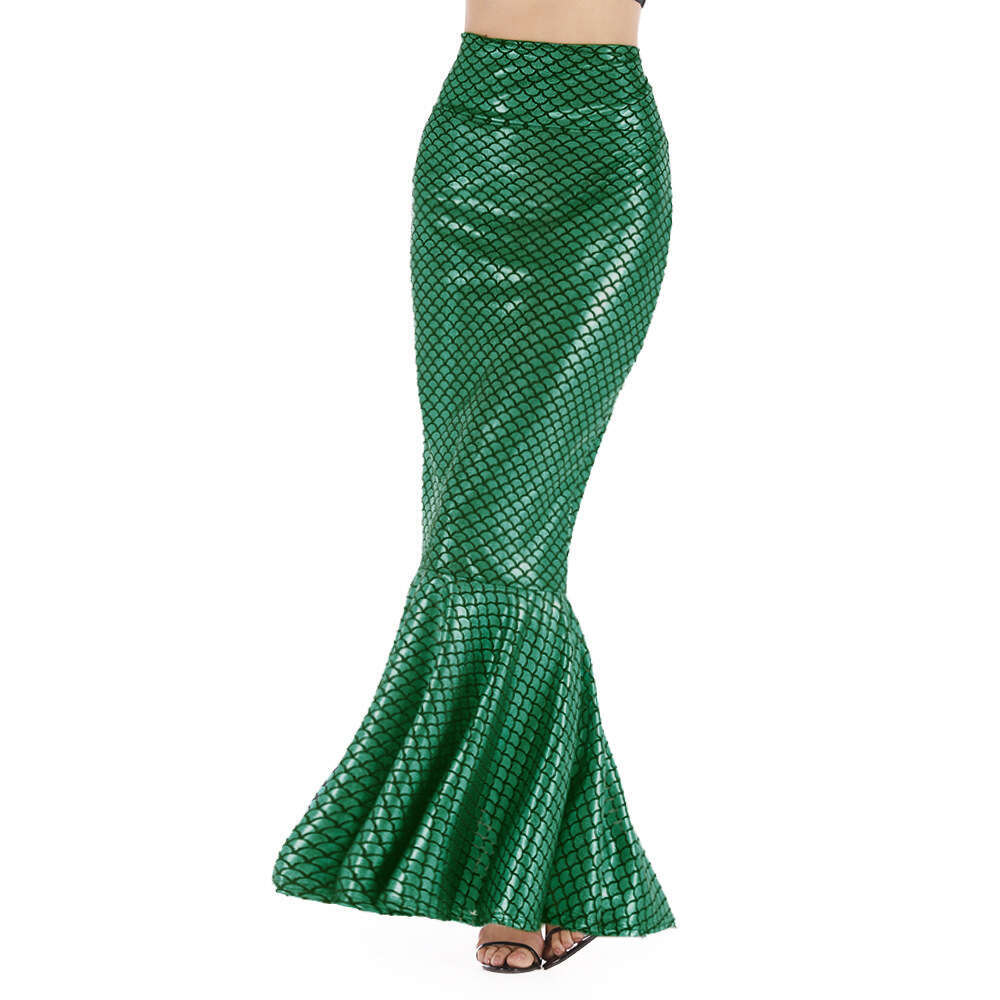 European and American Hot-Selling Sexy Mermaid High-Waisted Fishtail Midi Dress 2025 Elegant Versatile New Trendy Fashion Ins