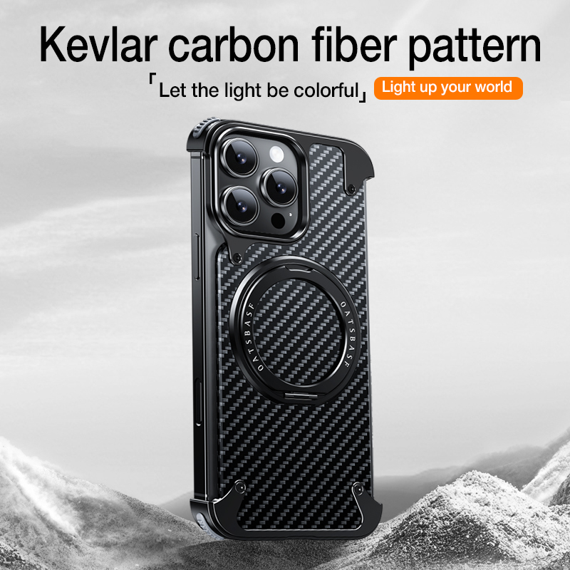 Kevlar Aramid Fiber Phone Case Carbon Fiber Wireless Cell Phone Case Suitable for iphone 16 pro, iphone16pro max Ultra-Thin Phone Case