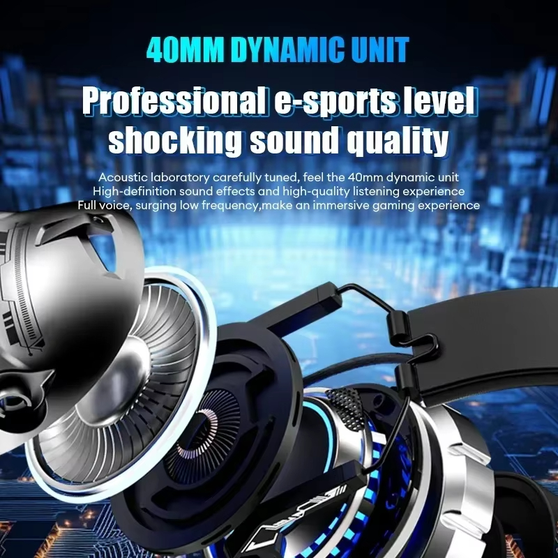 TRANSFORMERS Bumblebee Headphones Gaming Headset Music Earphones for PS4 Play Station 4 Game PC Chat Computer Dual Mode TF-G03