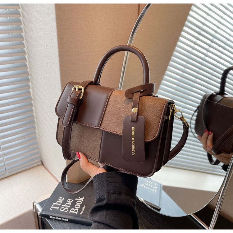 Designer Fashion Women's Handbag New Niche Texture Small Square Bag 2025 Simple Casual Crossbody Bag Free Shipping Women's Shoulder Bag