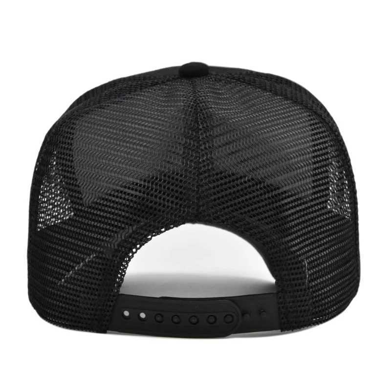 Custi Hard Top 5 Panels Mesh Baseball Cap For Men Wen Advertising Cap Breathable Sun Hat Solid Color Visor Gorra X250704