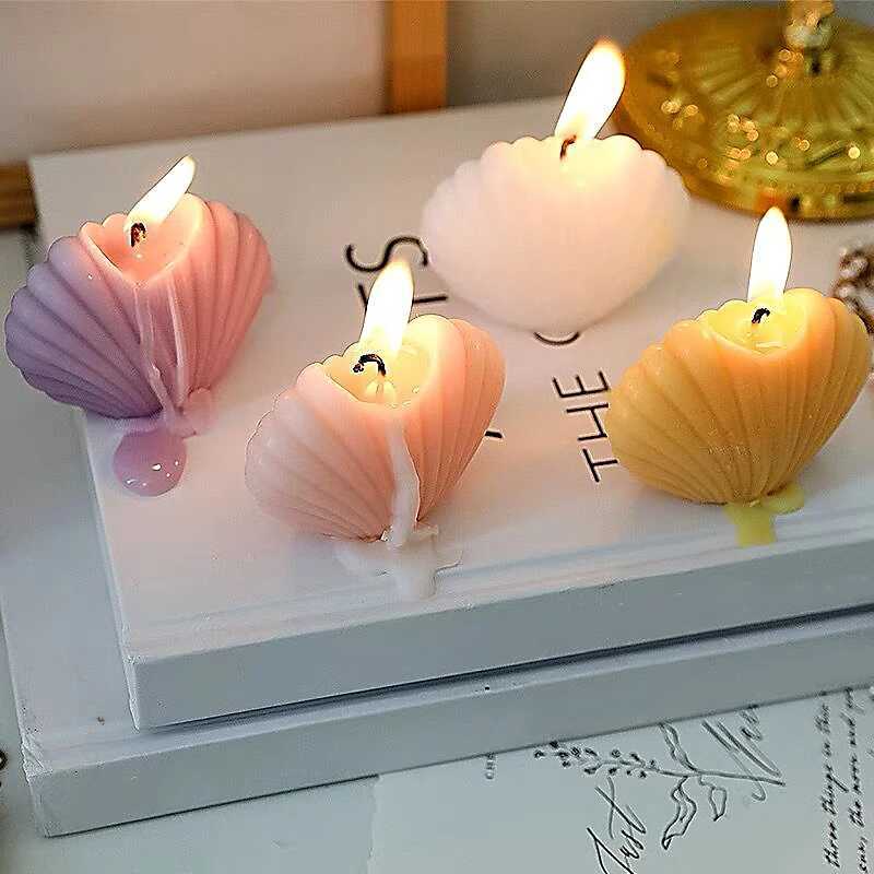 26 Shapes Smokeless Aesthetic Candle Scented Candles Decoration Christmas Handmade DIY Home Room Decor Tools Accessories W250704