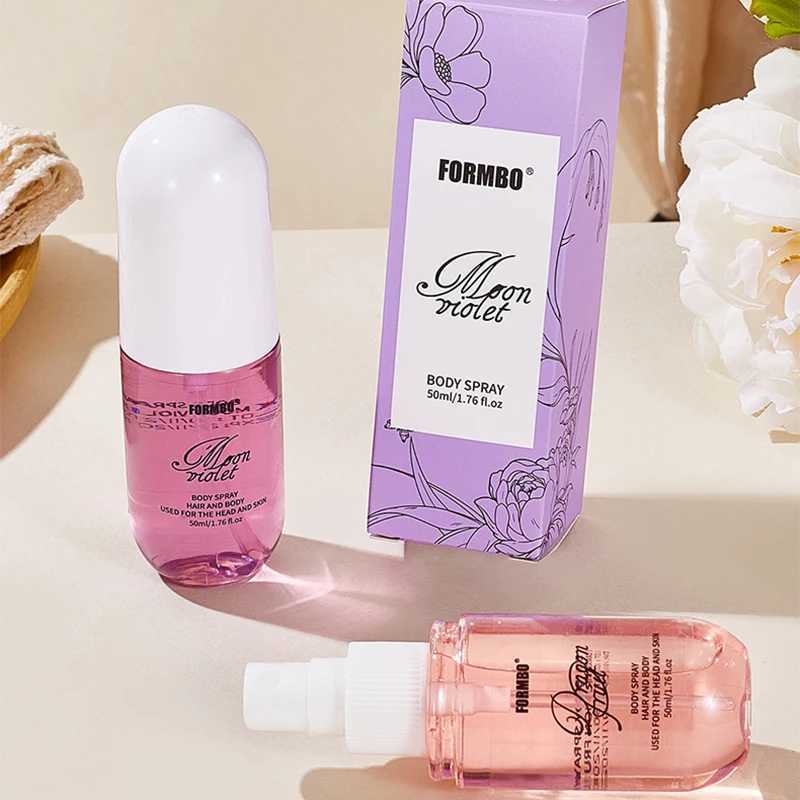 50ml Body Spray Long-lasting Fragrance For Women Vanilla Coconut Perfume Violet Charm Household Deodorant Unisex For Pheromones XJ250704