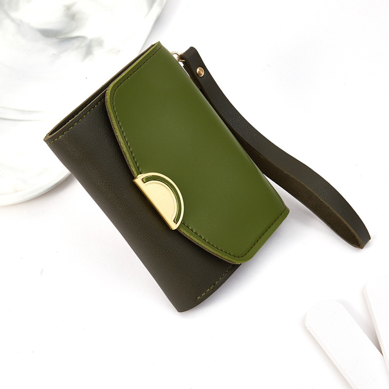 Free Shipping Designer Bag New Women's Wallet Short Korean Style Zipper Coin Card Holder High-end Access Card Holder ID Bag Customizable