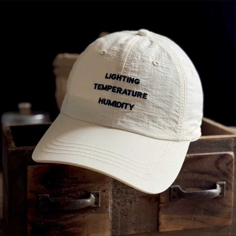 tra-Thin Breathable Quick-Dry Baseball Cap Mens Wens Spring Summer Casual Sunshade Hat peaked cap Spring Summer Hat X250704