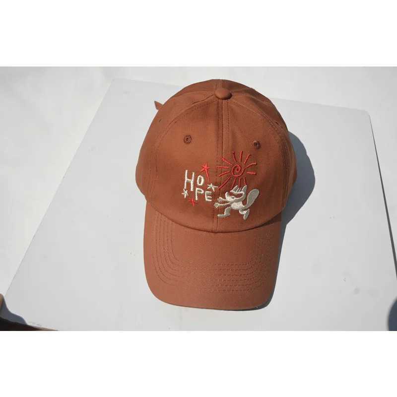 Fashion Sun Hat Kpop 2025 Tour hope on the stage Monogram Embroidered Baseball Cap For boys Girls X250704