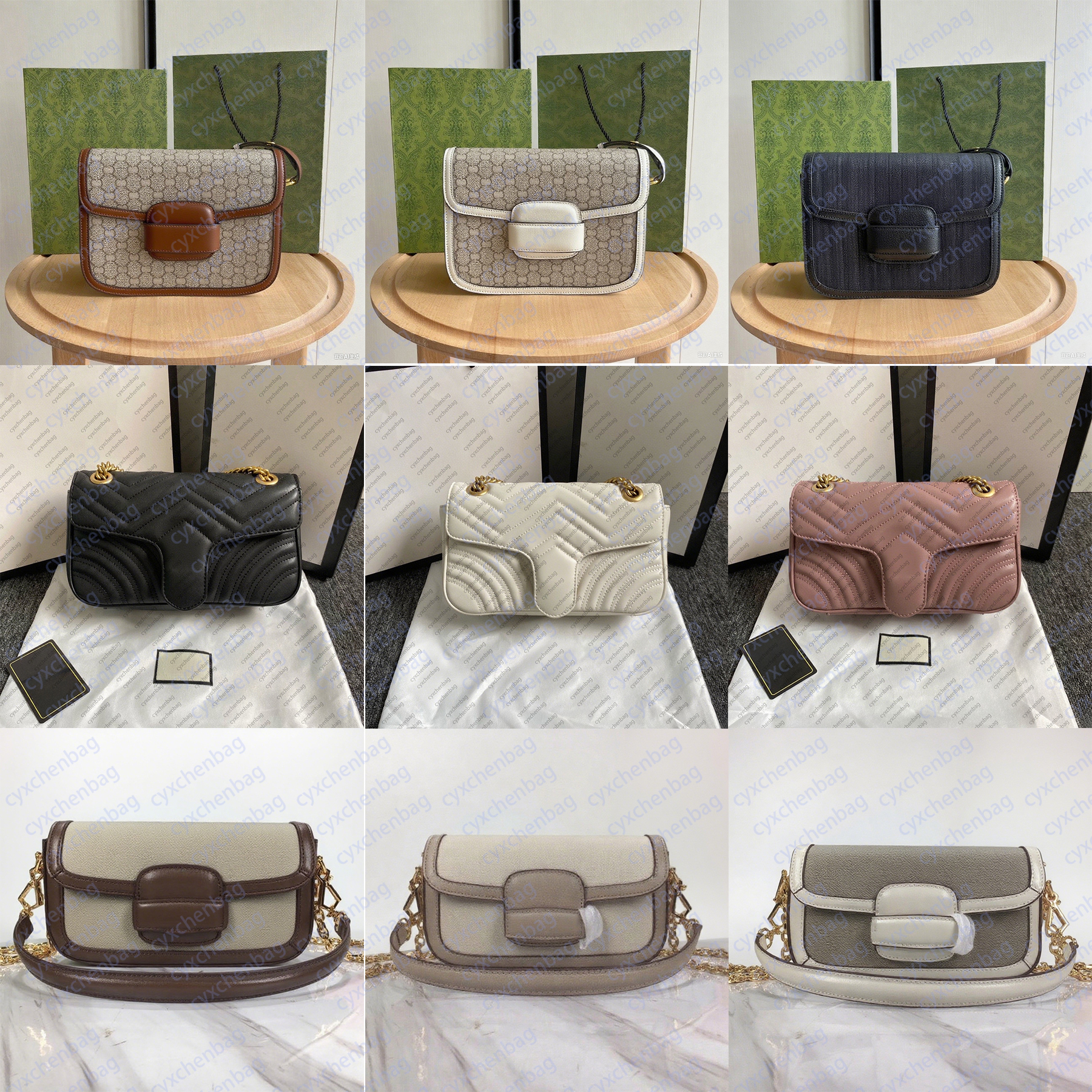 9 style Luxury shoulder bag high quality designer crossbody Purse Flap Adjustable Leather Strap Casual Style Available in Multiple Colors