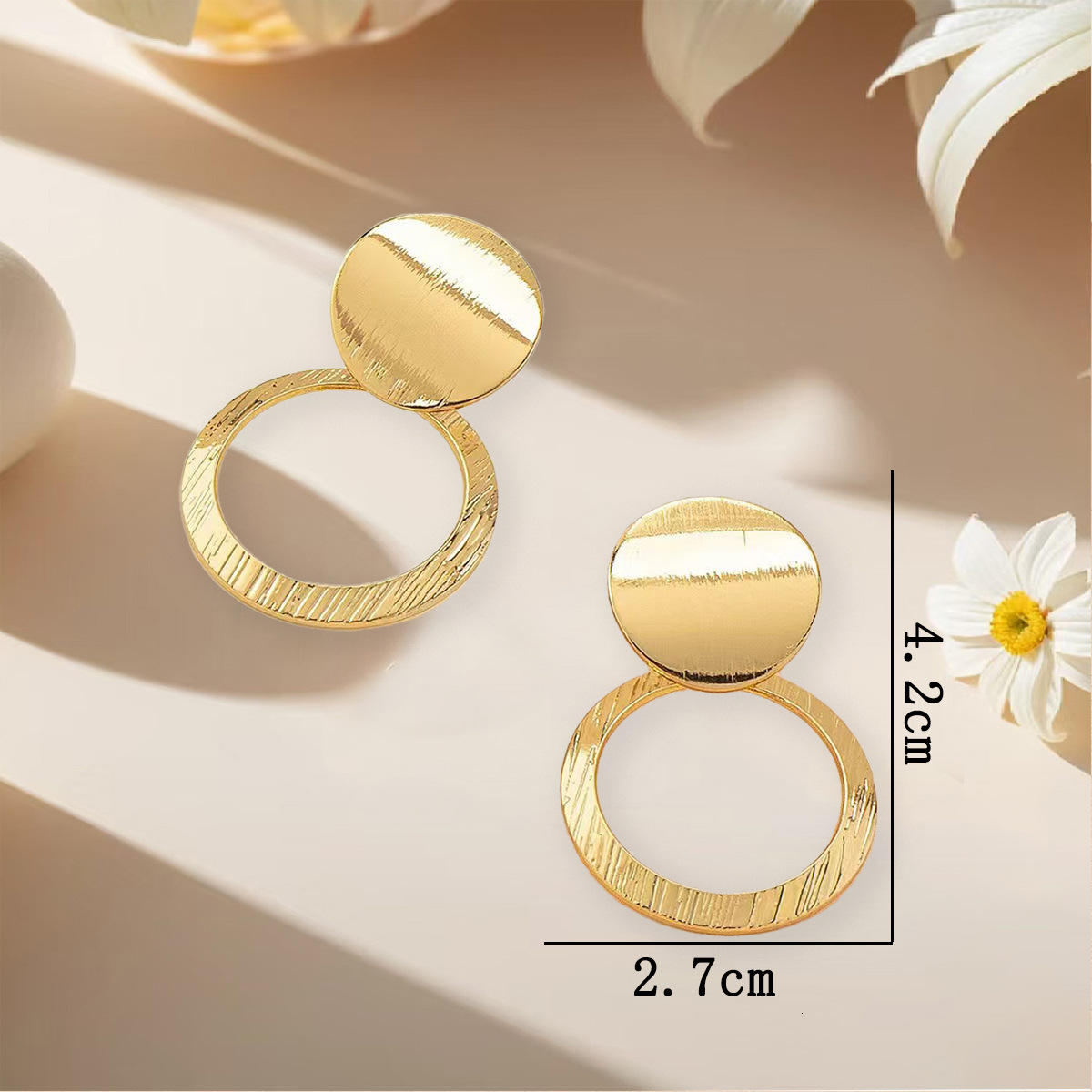 New Style for Women Double Layer Ear Clips Fashion Trendy Personality Cute Versatile Earrings