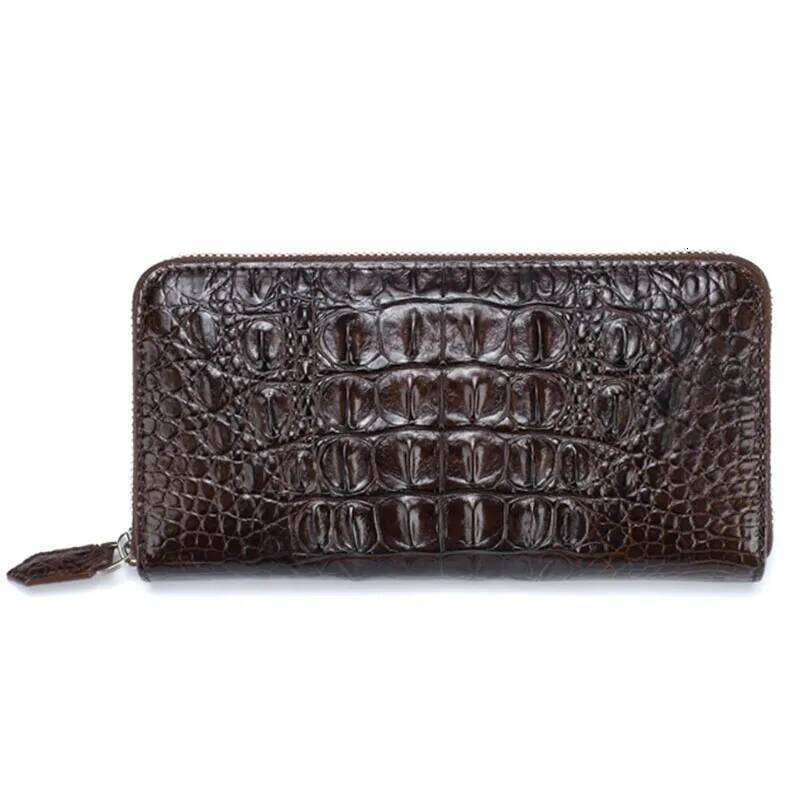 Luxurious designer genuine crocodile leather handbags, small handbags, long wallets, men's bags