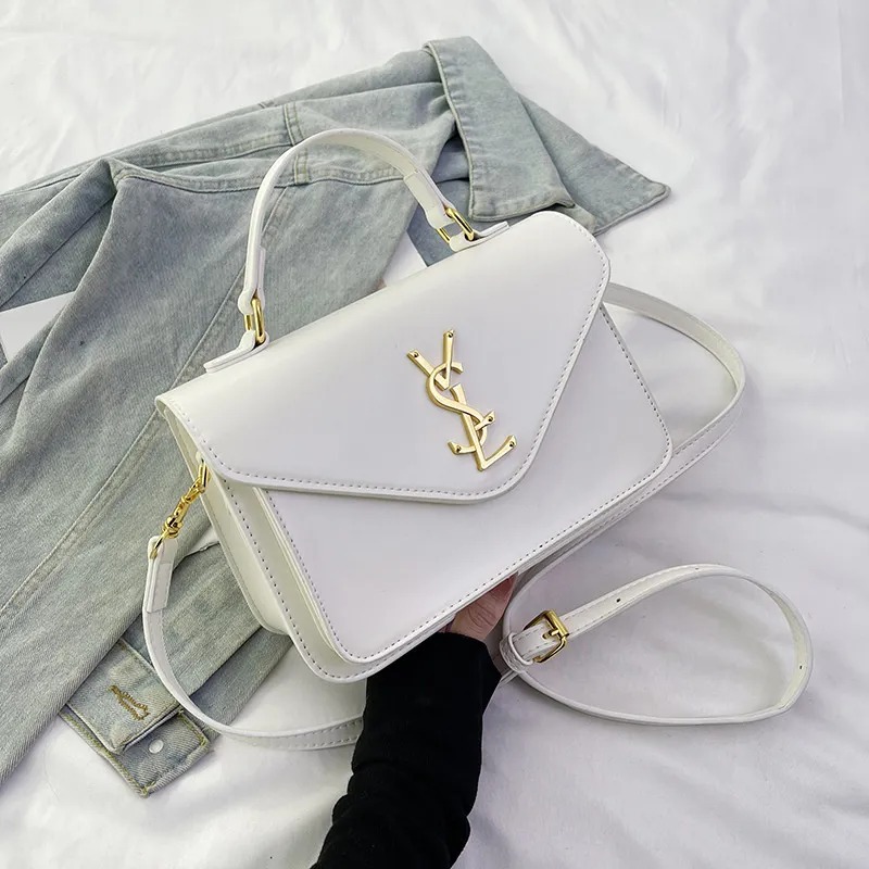 Designer Bag Shoulder Bag Luxury Bag Purse Crossbody Bag Simple Fashion Trend Women's Handbag High Quality Leather Small Square Bag Black Large C