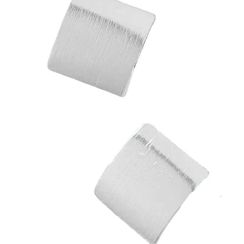 Square Minimalist Geometric Shape Shiny Surface Women's Versatile Elegant High-end Earrings