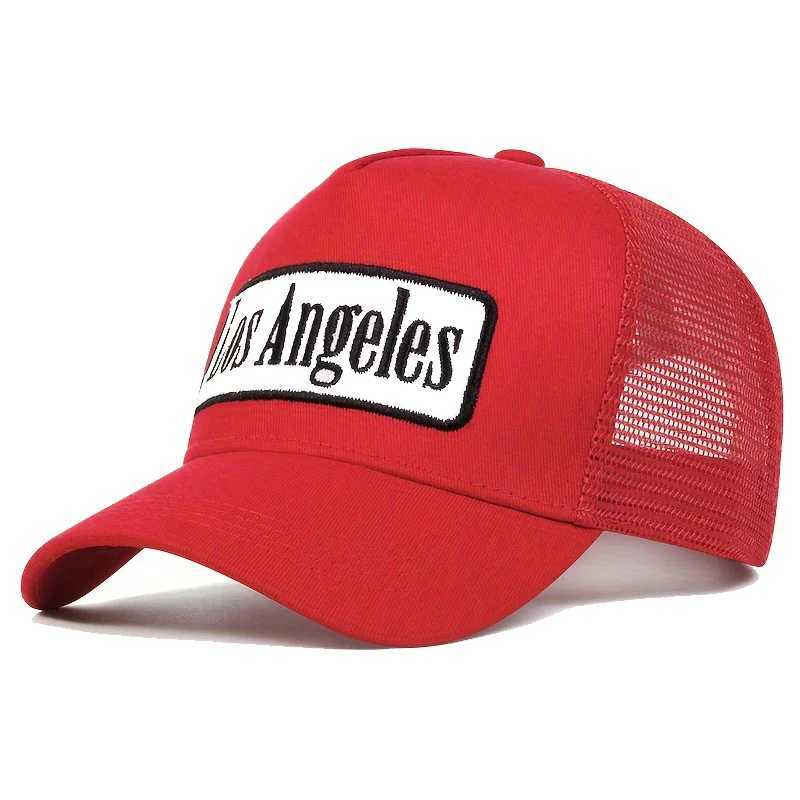 Unisex LOS ANGELES Print Baseball Net Caps Spring and Summer Outdoor Adjustable Casual Hats Sunscreen Hat Sports Cap X250704