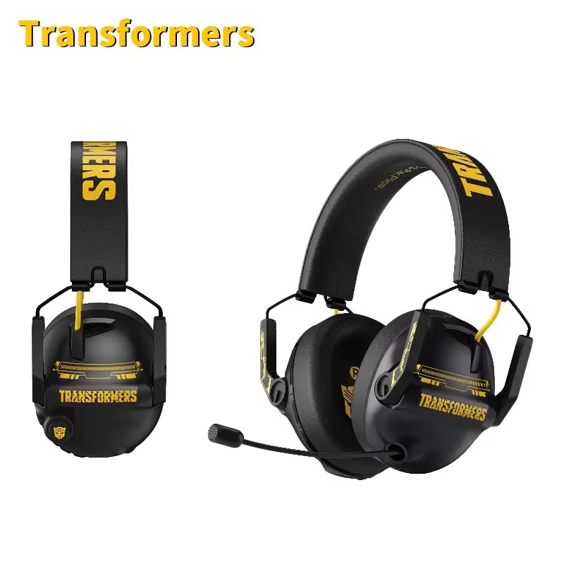TRANSFORMERS Bumblebee Headphones Gaming Headset Music Earphones for PS4 Play Station 4 Game PC Chat Computer Dual Mode TF-G03